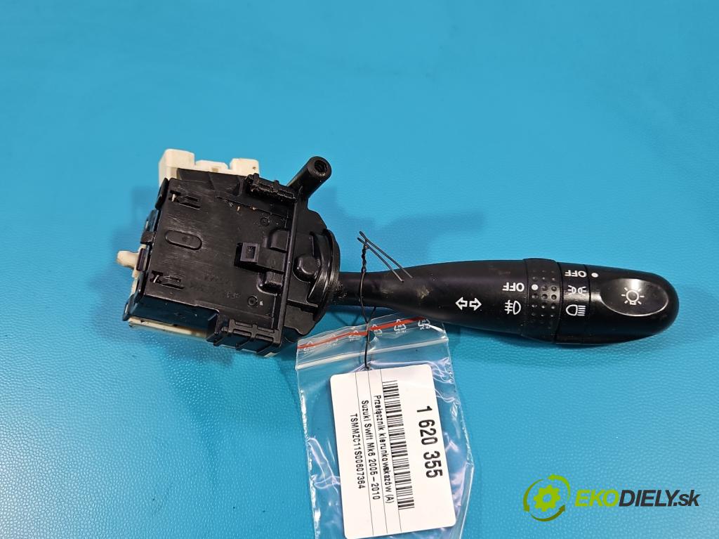 Suzuki Swift Mk6 2005-2010 1.3 16V 92 HP manual 68 kW 1328 cm3 5- prepínač smeroviek 173744 (Prepínacie páčky pod volantom)