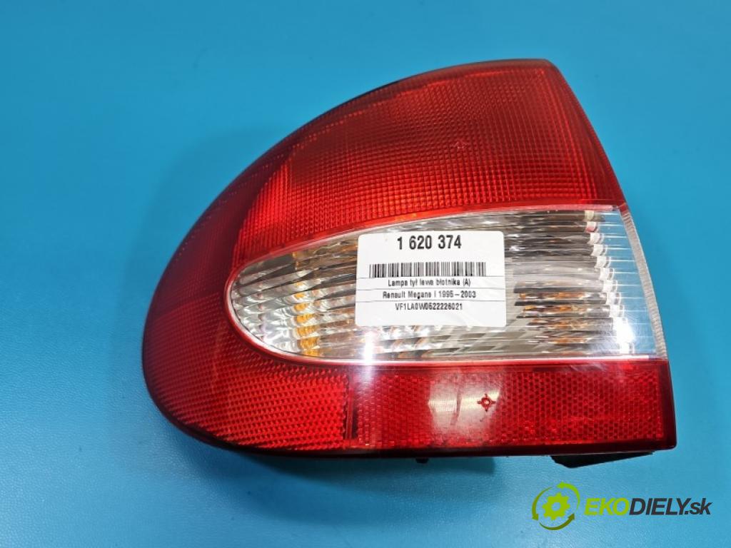 Renault Megane I 1995-2003 1.4 16V 95 hp manual 70 kW 1390 cm3 4- světlo zadní levé blatník: 89301490