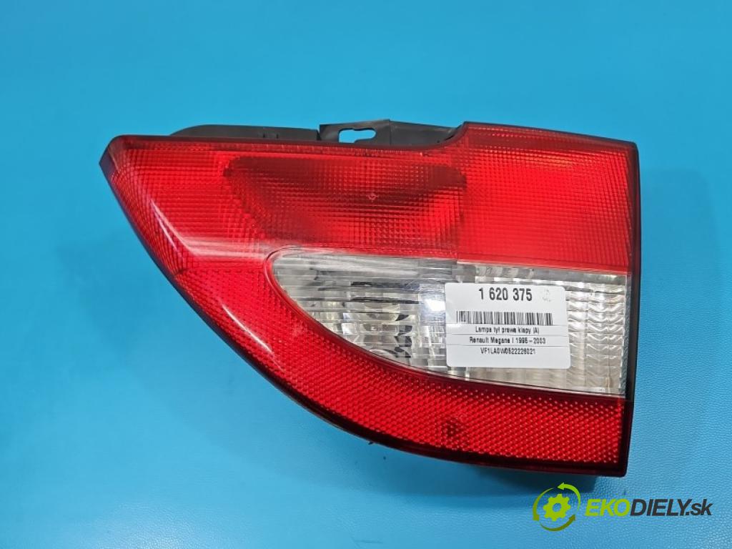 Renault Megane I 1995-2003 1.4 16V 95 HP manual 70 kW 1390 cm3 4- svetlo / reflektor zadné pravé kufrové dvere