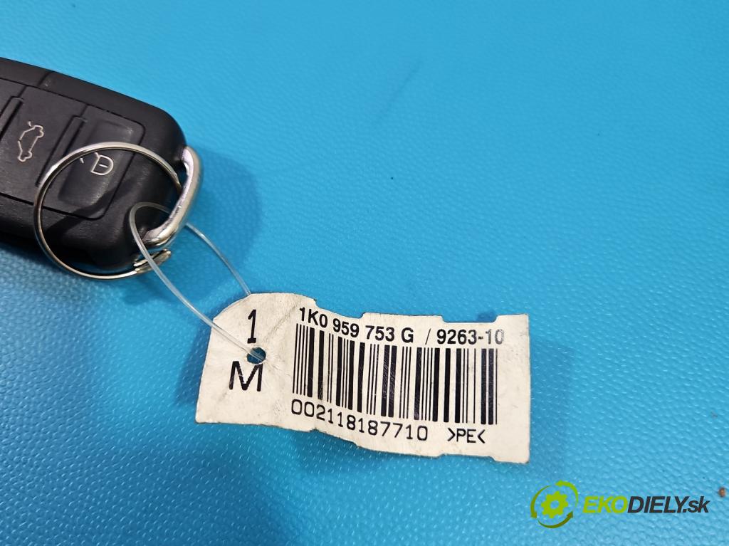 Vw Jetta V 2005-2010 1.4 TSI CAX 122 HP manual 90 kW 1390 cm3 4- Spínačka 1K0905851B (Spínacia skrinka)