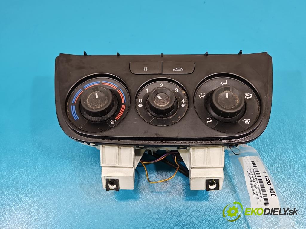 Opel Combo D 2011-2018 1.6 cdti 105 hp manual 77 kW 1598 cm3 5- palubní deska panel topení 735498657