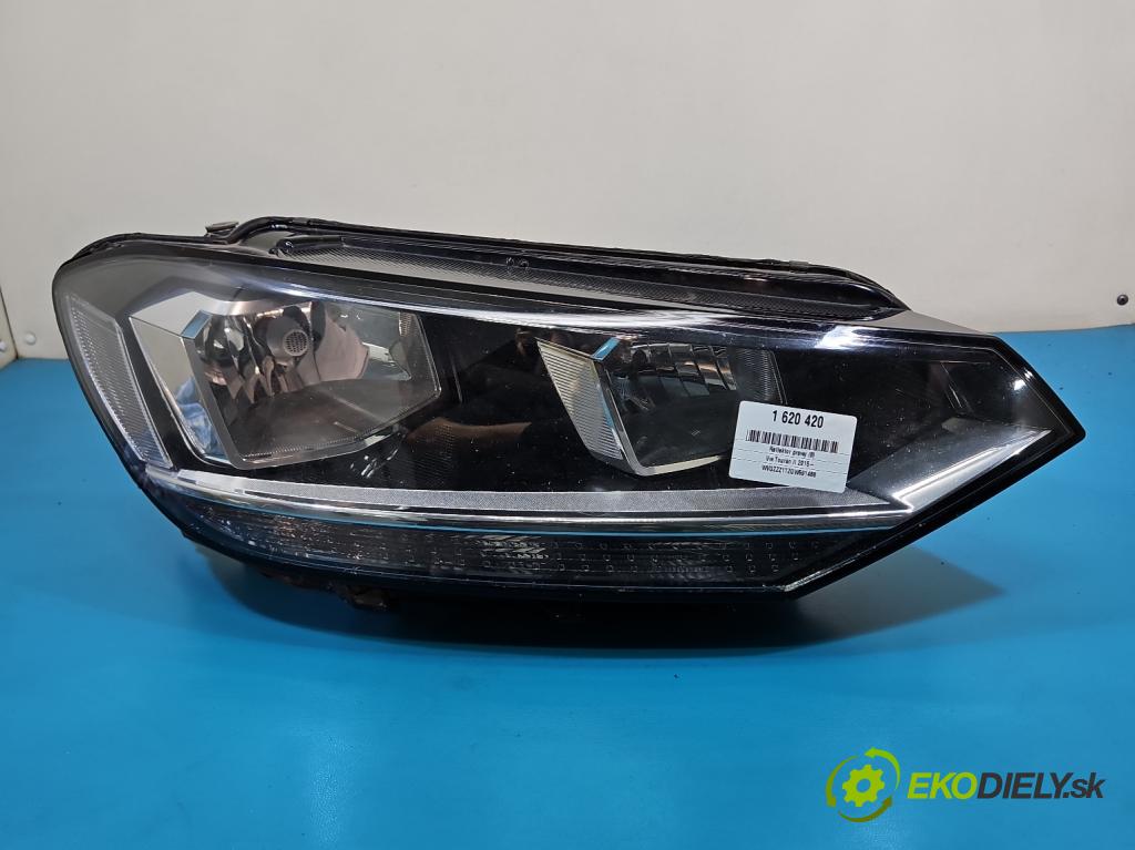 Vw Touran II 2015- 2.0 tdi DFE: 150 HP automatic 110 kW 1968 cm3 5- Reflektor: pravý 5TB941006A (Svetlo predné pravé)