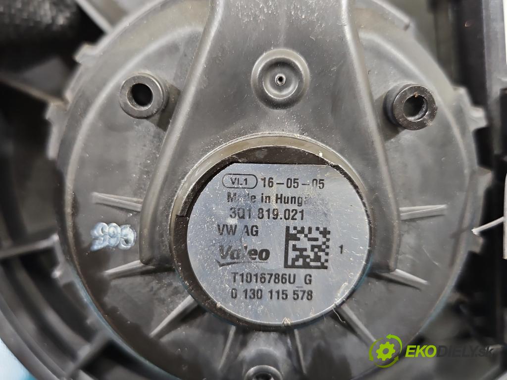 Vw Touran II 2015- 2.0 tdi DFE: 150 HP automatic 110 kW 1968 cm3 5- ventilátor vzduchu 3Q1819021