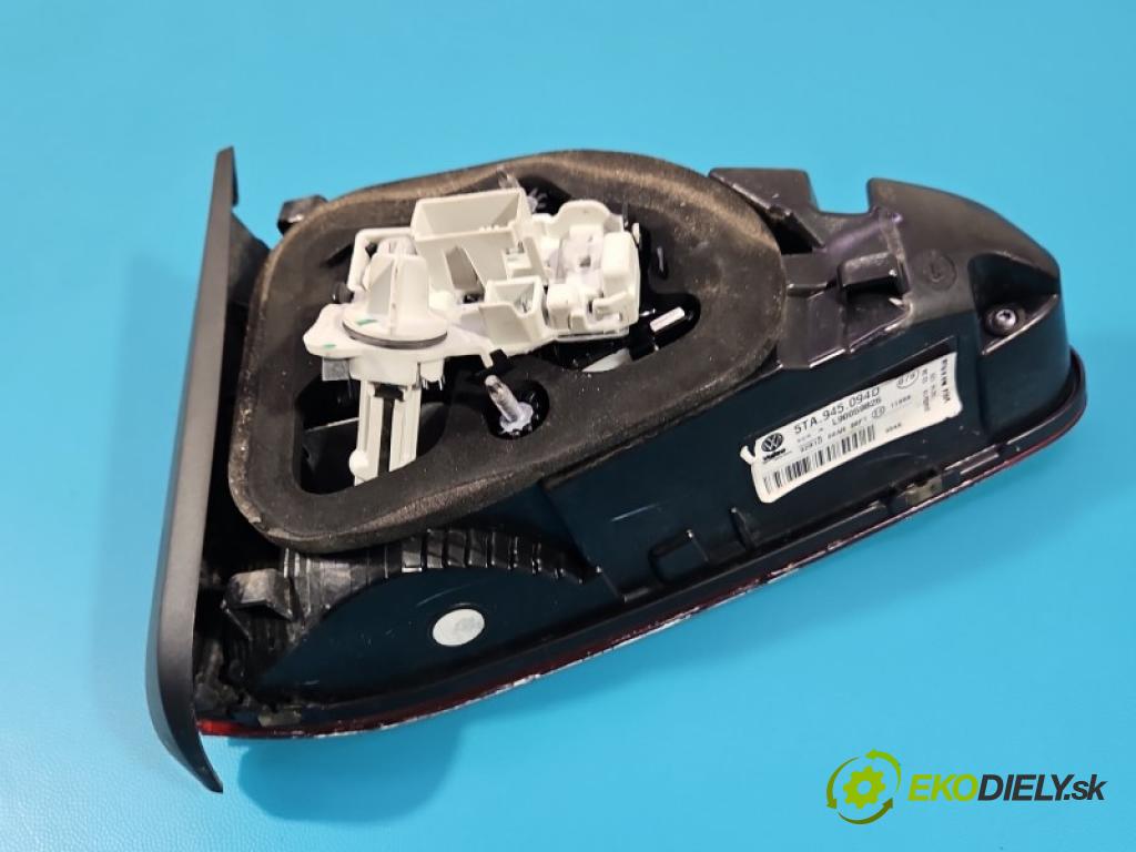 Vw Touran II 2015- 2.0 tdi DFE: 150 HP automatic 110 kW 1968 cm3 5- svetlo / reflektor zadné pravé kufrové dvere 5TA945094D