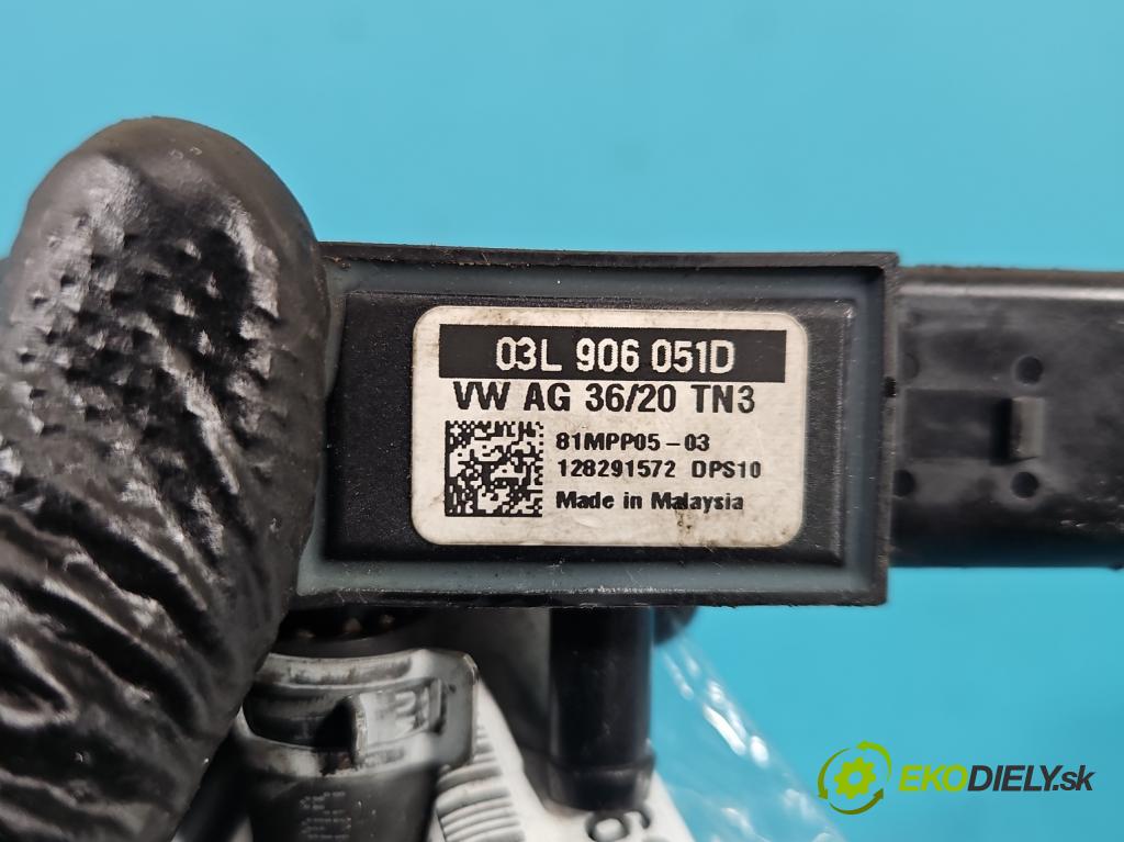 Vw Touran II 2015- 2.0 tdi DFE 150 hp automatic 110 kW 1968 cm3 5- snímač tlaku spalin 03L906051D