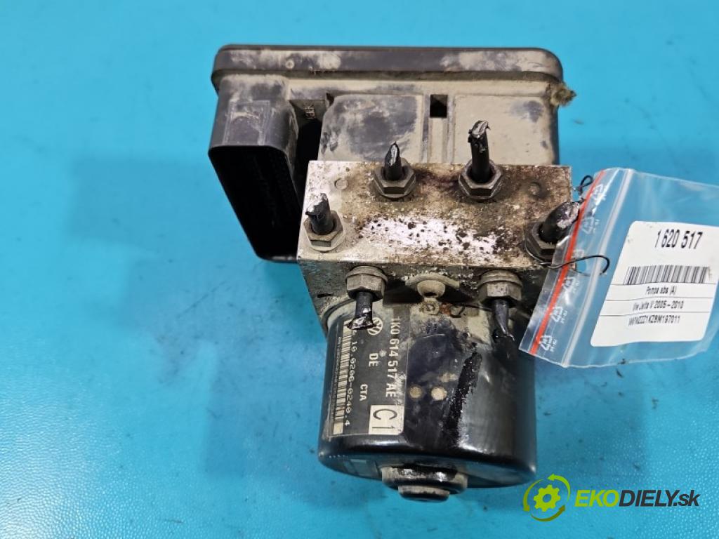 Vw Jetta V 2005-2010 1.4 TSI CAX 122 hp manual 90 kW 1390 cm3 4- čerpadlo abs 1K0907379AC (Pumpa ABS)