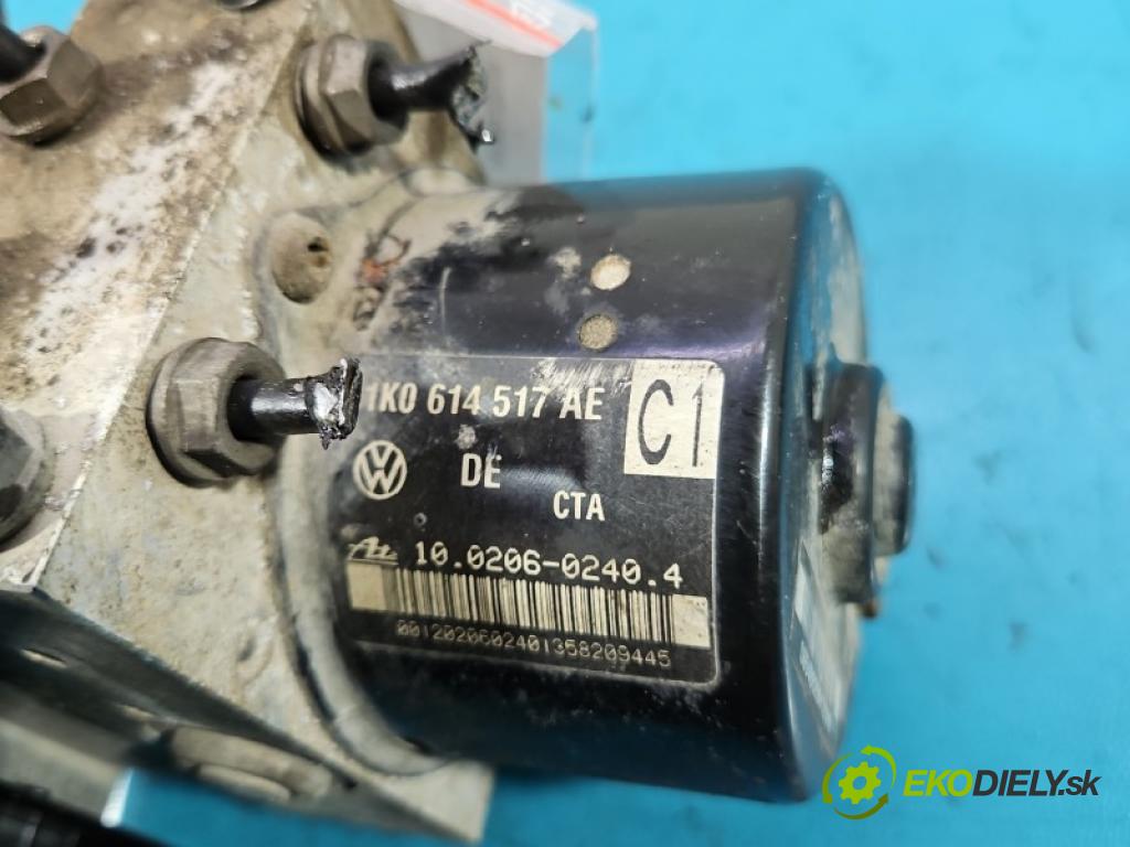 Vw Jetta V 2005-2010 1.4 TSI CAX 122 hp manual 90 kW 1390 cm3 4- čerpadlo abs 1K0907379AC (Pumpa ABS)