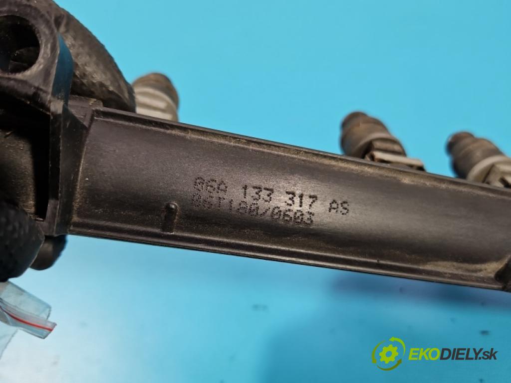 Seat Leon II 2005-2012 1.6 8V 102 hp manual 75 kW 1595 cm3 5- vstřikovač benzín: 06A906031BT
