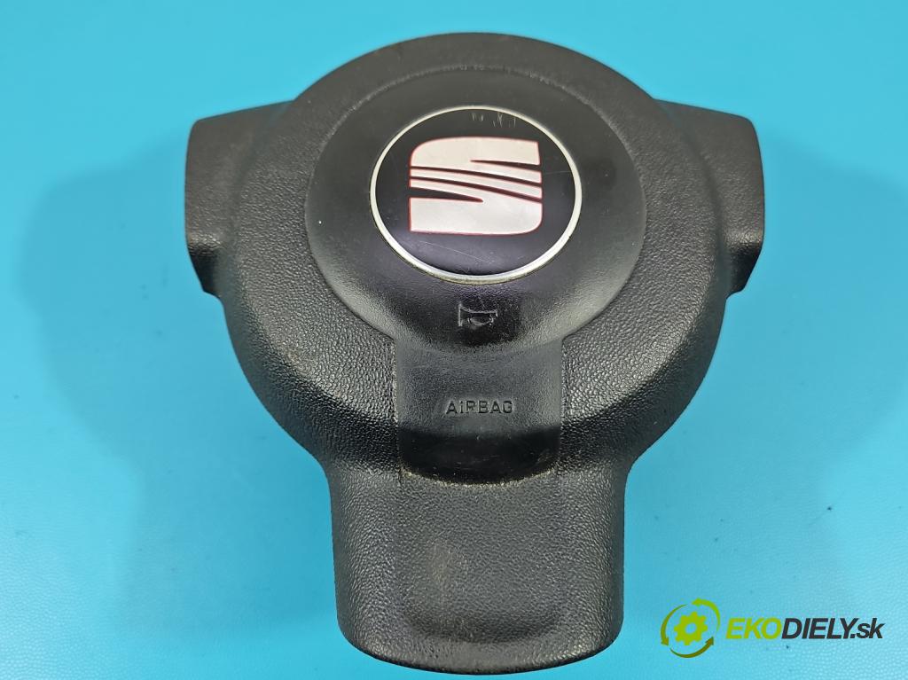 Seat Leon II 2005-2012 1.6 8V 102 hp manual 75 kW 1595 cm3 5- Polštář: vzduch: Řidič:  (Airbag)