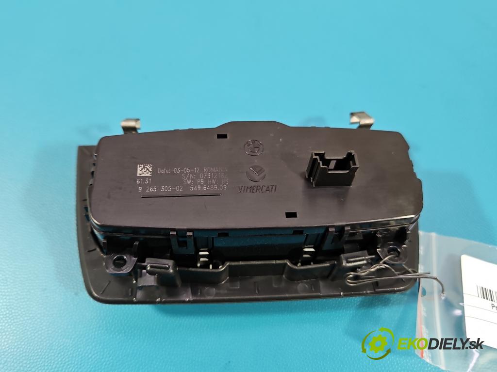 Bmw 3 F30 2011-2018 2.0d 163 hp automatic 120 kW 1995 cm3 4- Přepínač světel na deska: 9265305