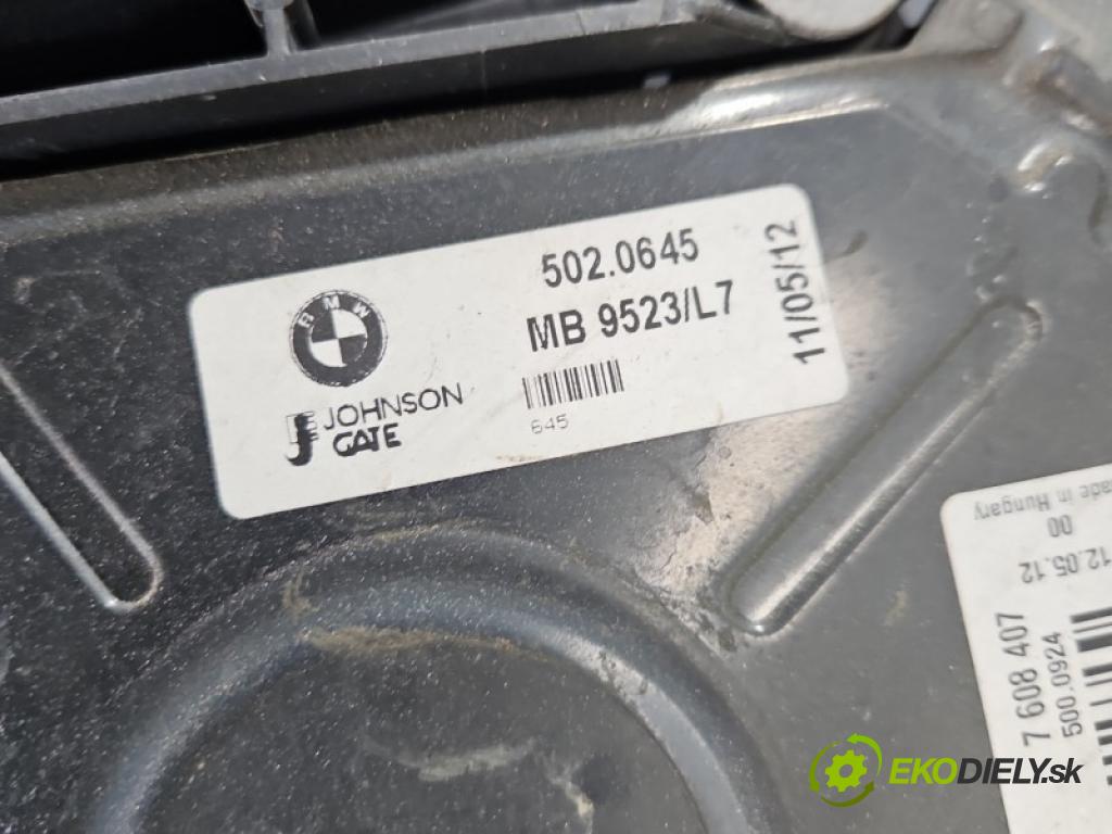 Bmw 3 F30 2011-2018 2.0d 163 hp automatic 120 kW 1995 cm3 4- ventilátor chladič 7640509