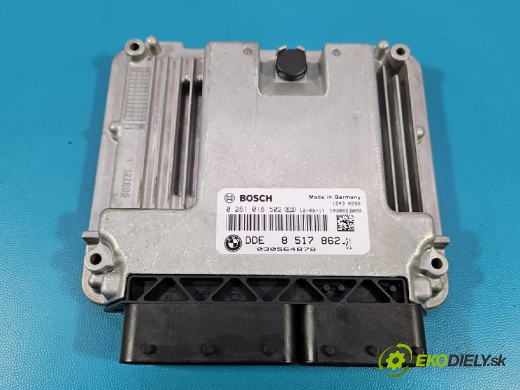Bmw 3 F30 2011-2018 2.0d 163 HP automatic 120 kW 1995 cm3 4- riadiaca jednotka motora 0281018502