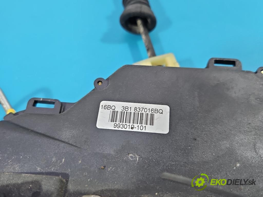 Vw Polo IV 9N 2001-2009 1.2 6V 54 hp manual 40 kW 1198 cm3 5- zámek přední pravý 3B1837016BQ