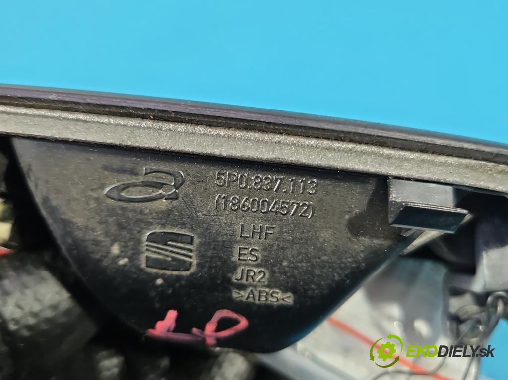 Seat Leon II 2005-2012 1.6 8V 102 HP manual 75 kW 1595 cm3 5- rukoväť uvnitř: predné ľavé 5P0837113