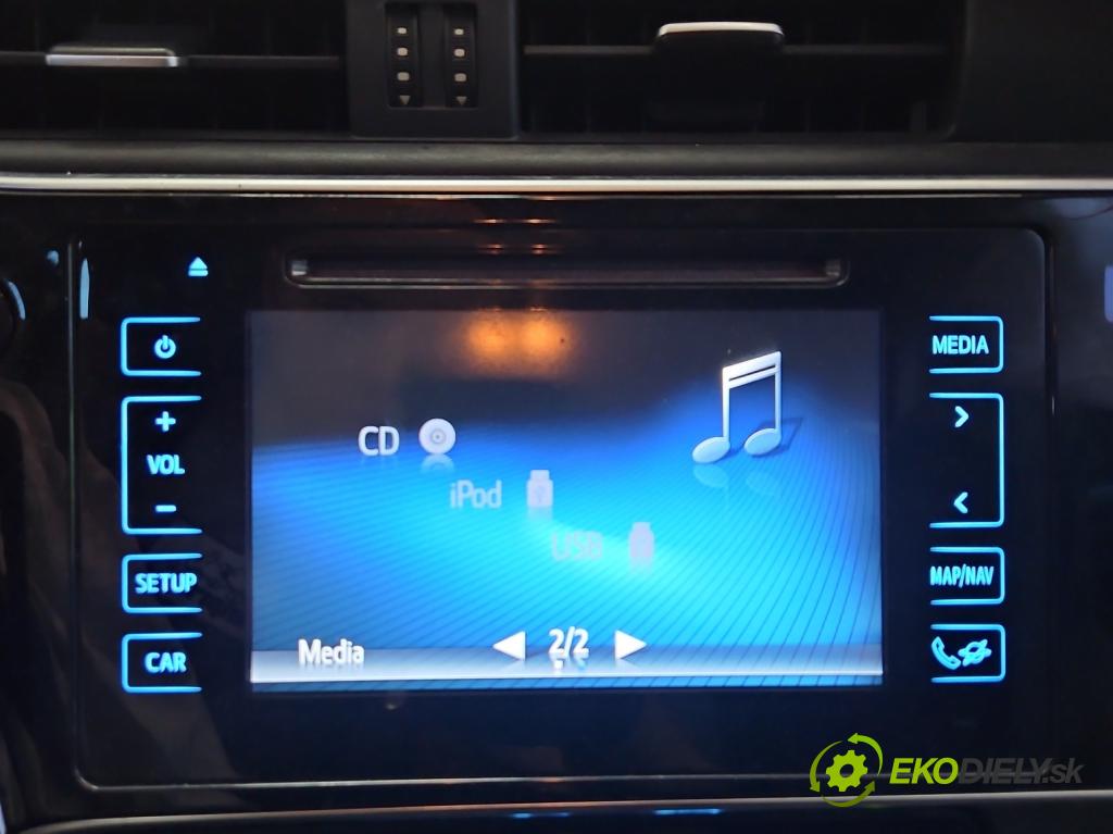 Toyota Auris II 2012-2018 1.6 16V 132  HP manual 97 kW 1598 cm3 5- Radio originál 86140-02360