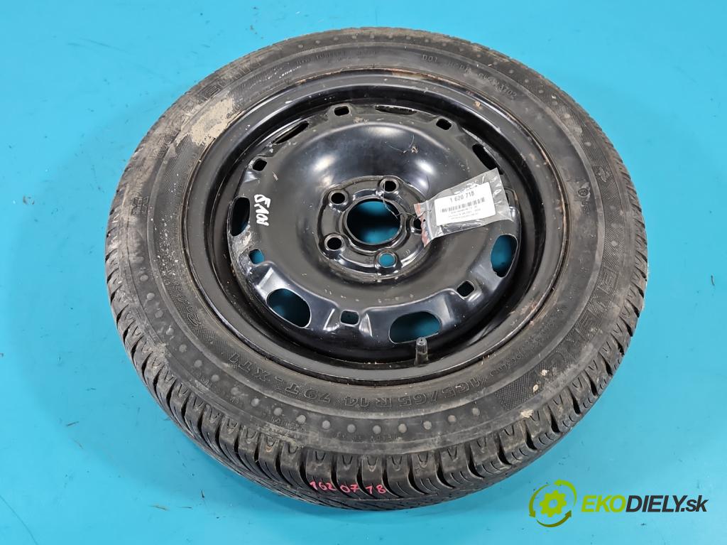 Vw Polo IV 9N 2001-2009 1.2 6V 54 HP manual 40 kW 1198 cm3 5- koleso rezervne 14