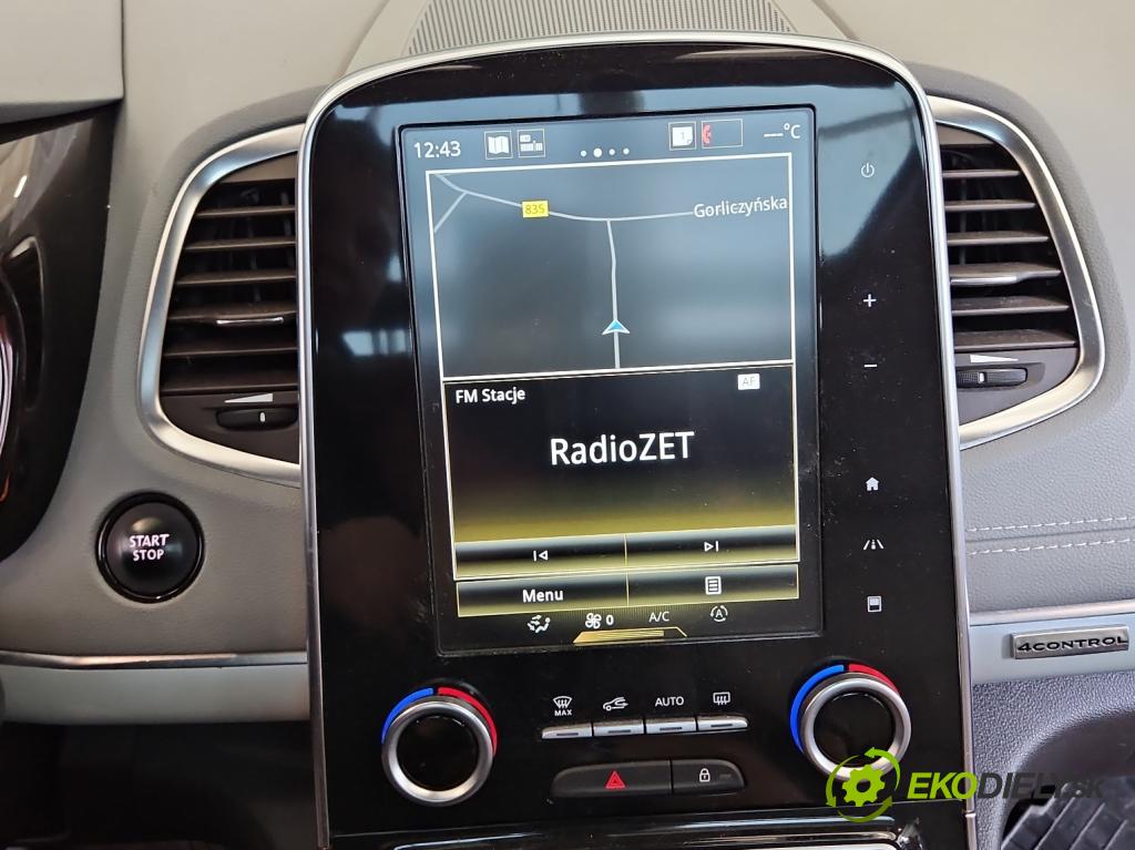 Renault Espace V 2014-2023 1.6 dci 160 HP automatic 118 kW 1598 cm3 5- Radio originál 280907095R