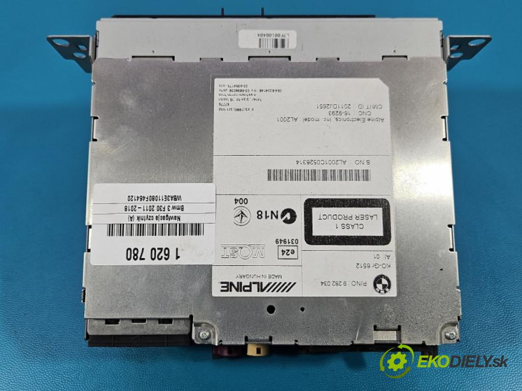 Bmw 3 F30 2011-2018 2.0d 163 hp automatic 120 kW 1995 cm3 4- Navigace: čtečka 9282034