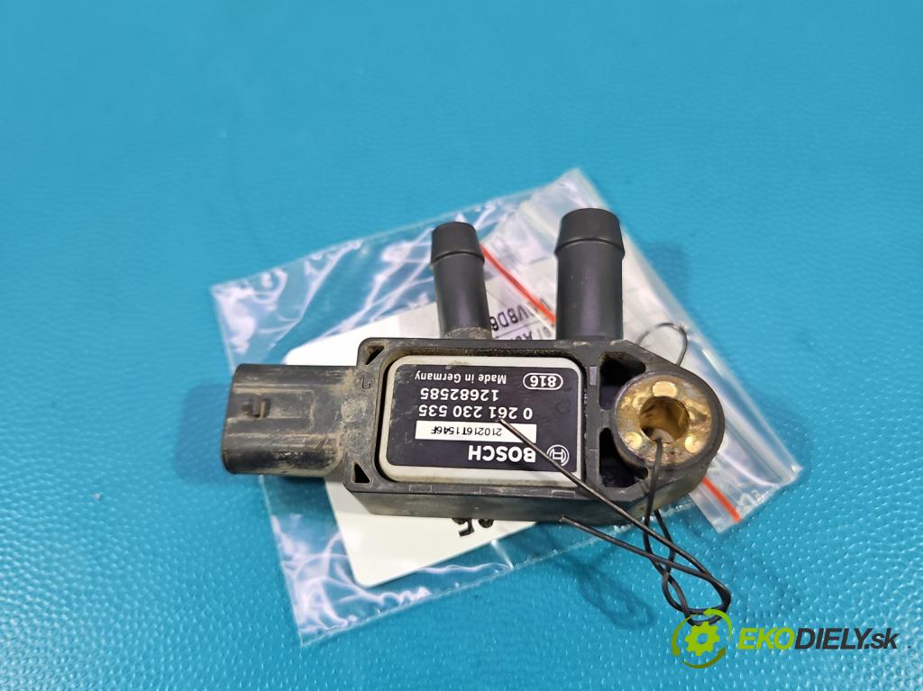 Opel Astra V 2015-2022 1.2 12V 131 HP manual 96 kW 1199 cm3 5- snímač tlak: výfukové 0261230535