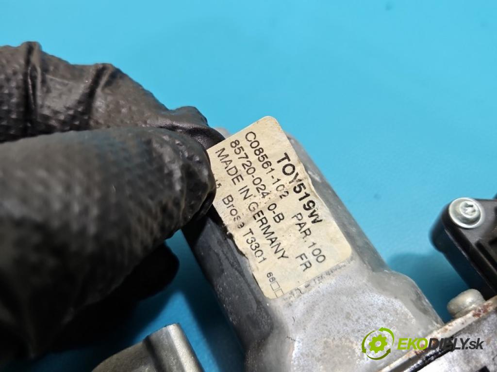 Toyota Auris II 2012-2018 1.6 16V 132 hp manual 97 kW 1598 cm3 5- mechanismus stahování přední levý 85720-02410-B