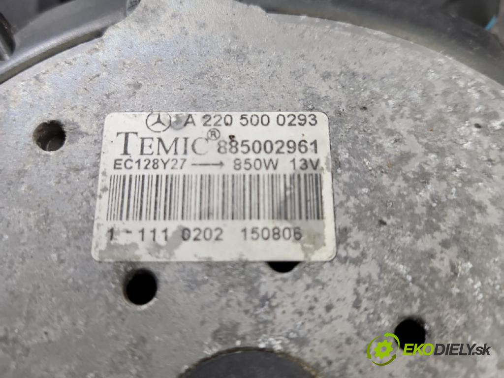 Mercedes ML W164 2005-2011 4.0 CDI 306KM automatic 225 kW 3996 cm3 5- ventilátor chladič A1645000393
