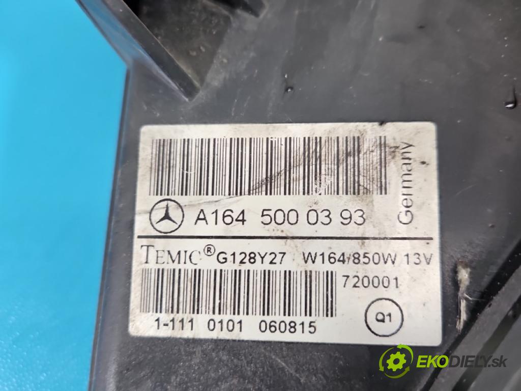 Mercedes ML W164 2005-2011 4.0 CDI 306KM automatic 225 kW 3996 cm3 5- ventilátor chladič A1645000393