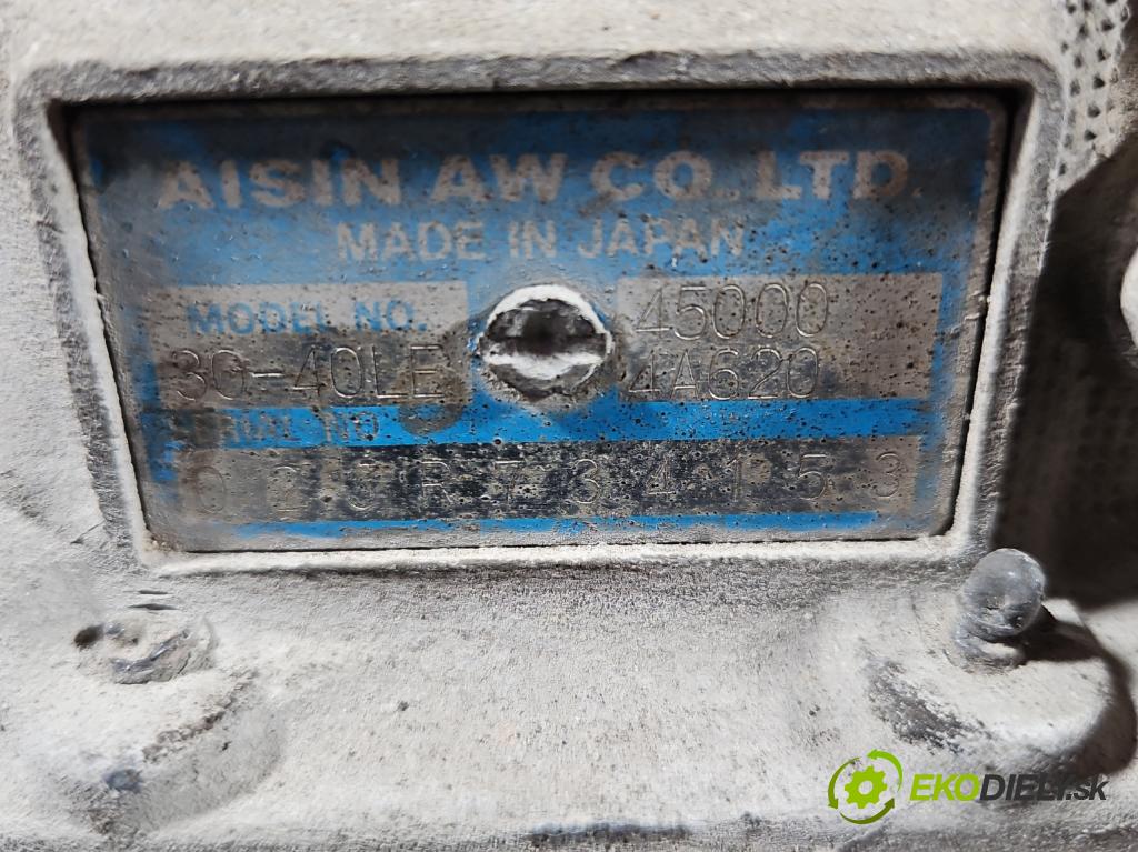 Kia Sorento I 2003-2009 2.5 CRDI 140 HP automatic 103 kW 2497 cm3 5- prevodovka stupeň,rýchlosť automat 30-40LE