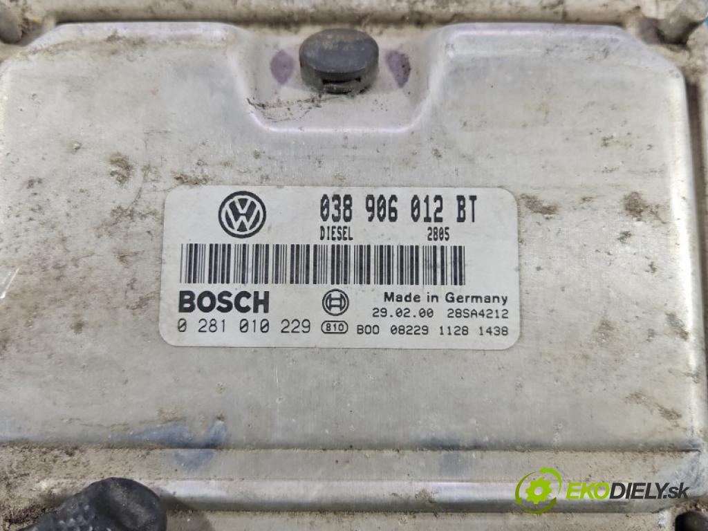 Seat Leon I 1999-2005 1.9 tdi 110 hp manual 81 kW 1896 cm3 5- řídící jednotka motoru 0281010229