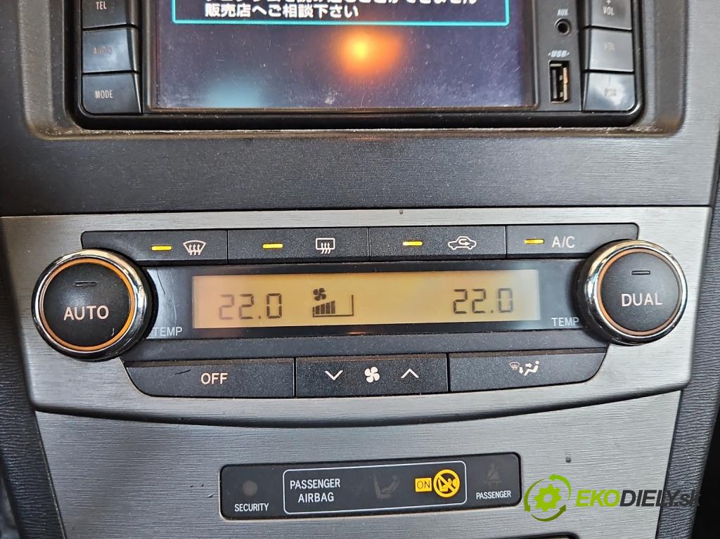 Toyota Avensis III T27 2009-2018 2.0 D4D 126 hp manual 93 kW 1998 cm3 5- palubní deska panel topení 55900-05460