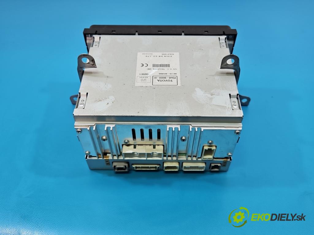 Toyota Avensis III T27 2009-2018 2.0 D4D 126 HP manual 93 kW 1998 cm3 5- Radio originál 86113-60V860