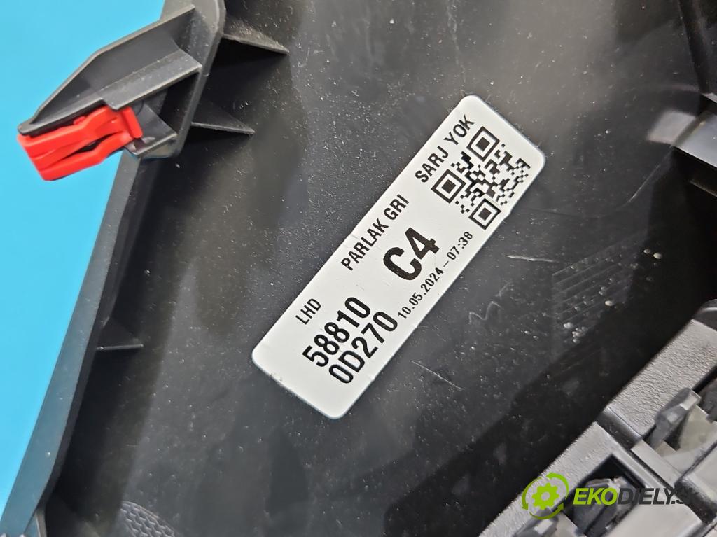 Toyota Yaris IV 2020- 1.5 12V 125 HP manual 92 kW 1490 cm3 5- kryt plast 58811-0D180