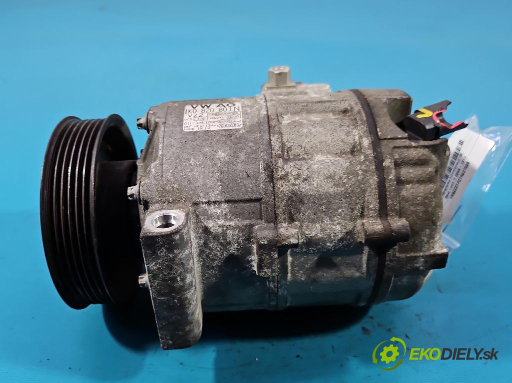 Seat Leon II 2005-2012 1.6 8V 102 HP manual 75 kW 1595 cm3 5- Kompresor: klimatizácie 1K0820803N (Kompresor klimatizácie)
