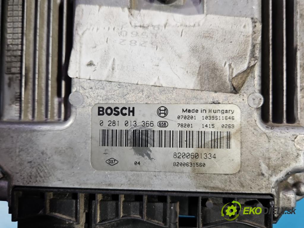 Renault Scenic II 2003-2009 1.9 dci 131 HP manual 96 kW 1870 cm3 5- riadiaca jednotka motora 0281013366