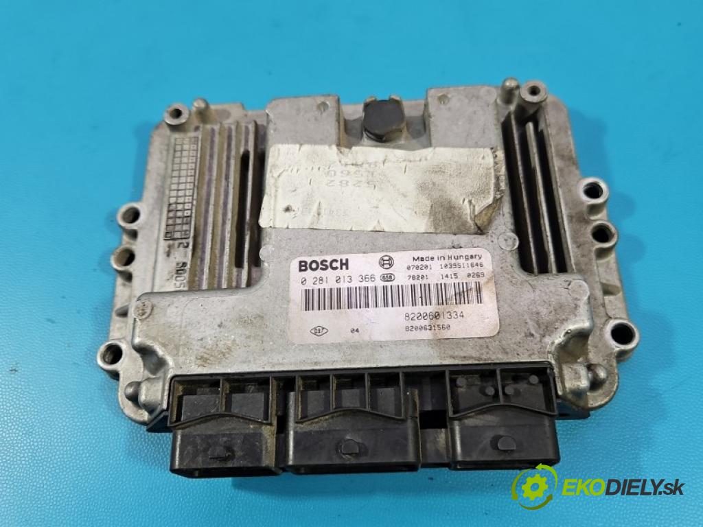 Renault Scenic II 2003-2009 1.9 dci 131 HP manual 96 kW 1870 cm3 5- riadiaca jednotka motora 0281013366