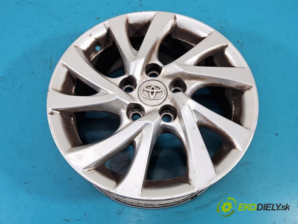 Toyota Auris II 2012-2018 1.6 16V 132 hp manual 97 kW 1598 cm3 5- Felga hliník 16" 42611-02L80