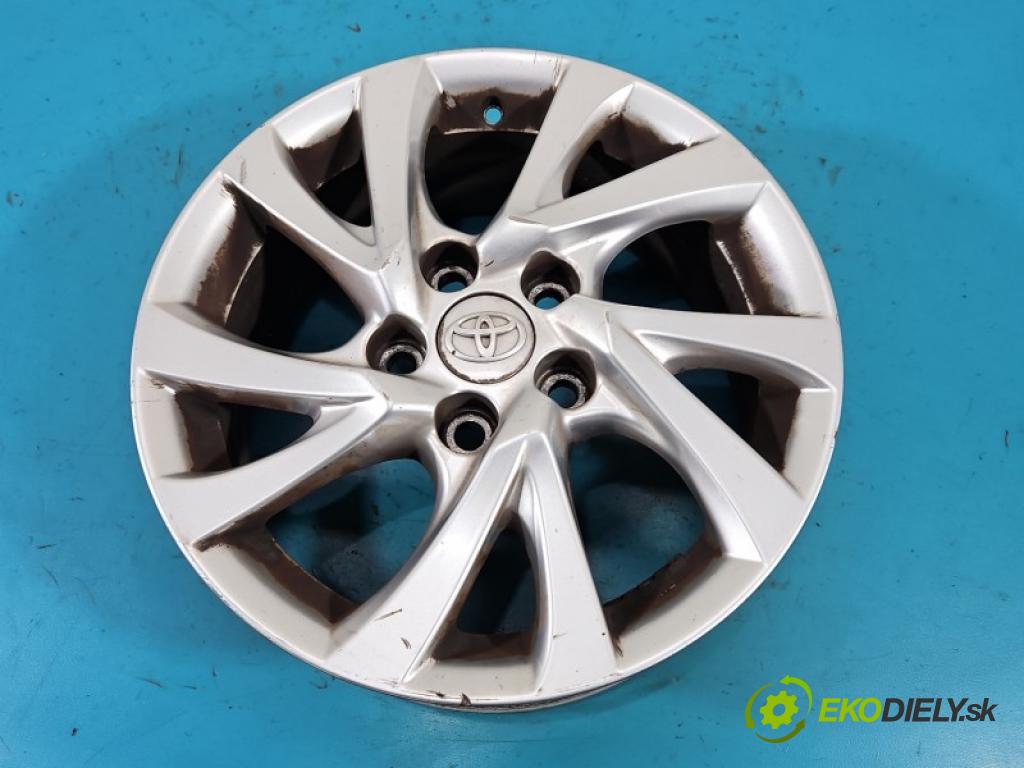 Toyota Auris II 2012-2018 1.6 16V 132 hp manual 97 kW 1598 cm3 5- Felga hliník 16" 42611-02L80