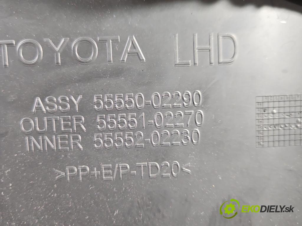 Toyota Auris II 2012-2018 1.6 16V 132 HP manual 97 kW 1598 cm3 5- kastlík 55550-02290
