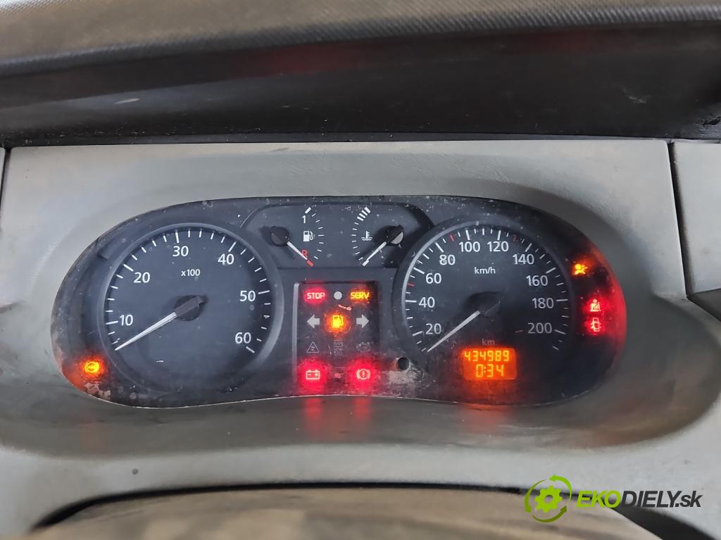 Renault Trafic II 2001-2014 1.9 dci 101 HP manual 74 kW 1870 cm3 5- prístrojovka/ budíky P8200279062 (Prístrojová doska)
