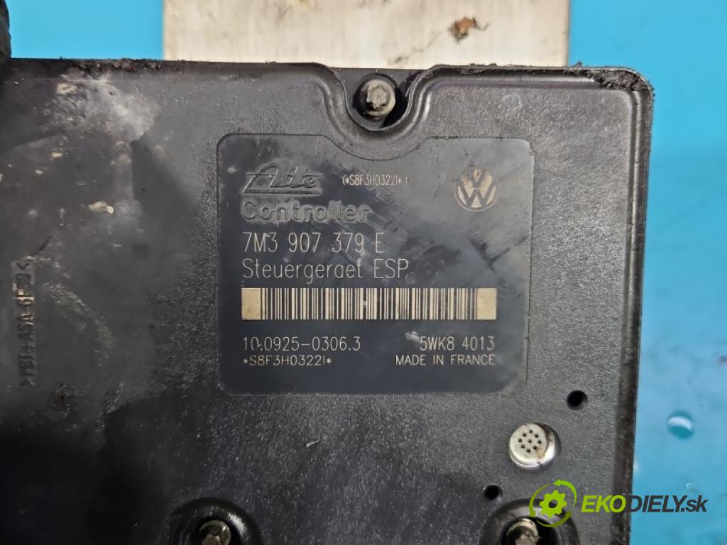 Vw Sharan I 1995-2010 1.9 tdi 131 hp manual 96 kW 1896 cm3 5- čerpadlo abs 7M3907379E (Pumpa ABS)