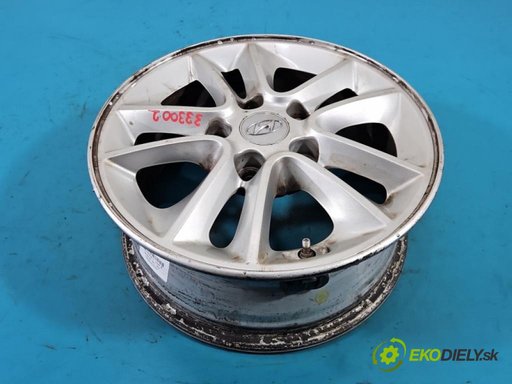 Hyundai I30 II 2012-2016 1.4 16V G4FA 99 hp manual 73 kW 1396 cm3 5- Felga hliník 15" komplet 52910-A6170