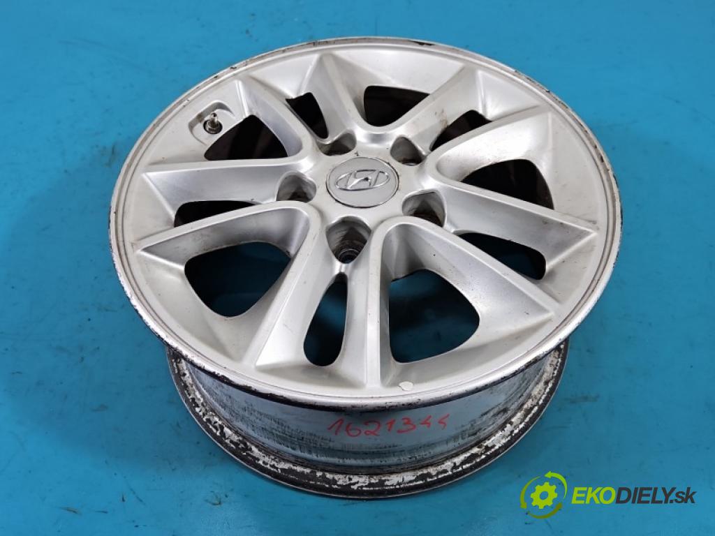 Hyundai I30 II 2012-2016 1.4 16V G4FA 99 hp manual 73 kW 1396 cm3 5- Felga hliník 15" komplet 52910-A6170