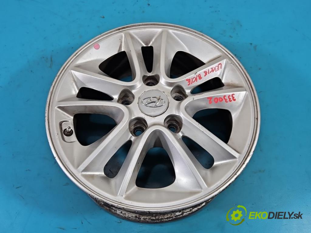 Hyundai I30 II 2012-2016 1.4 16V G4FA 99 hp manual 73 kW 1396 cm3 5- Felga hliník 15" komplet 52910-A6170