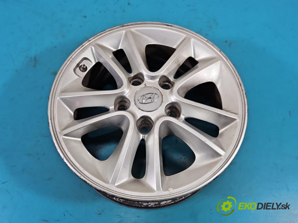 Hyundai I30 II 2012-2016 1.4 16V G4FA 99 hp manual 73 kW 1396 cm3 5- Felga hliník 15" komplet 52910-A6170