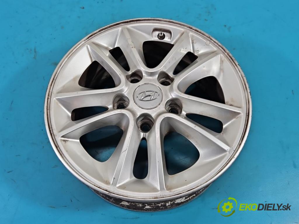 Hyundai I30 II 2012-2016 1.4 16V G4FA 99 hp manual 73 kW 1396 cm3 5- Felga hliník 15" komplet 52910-A6170