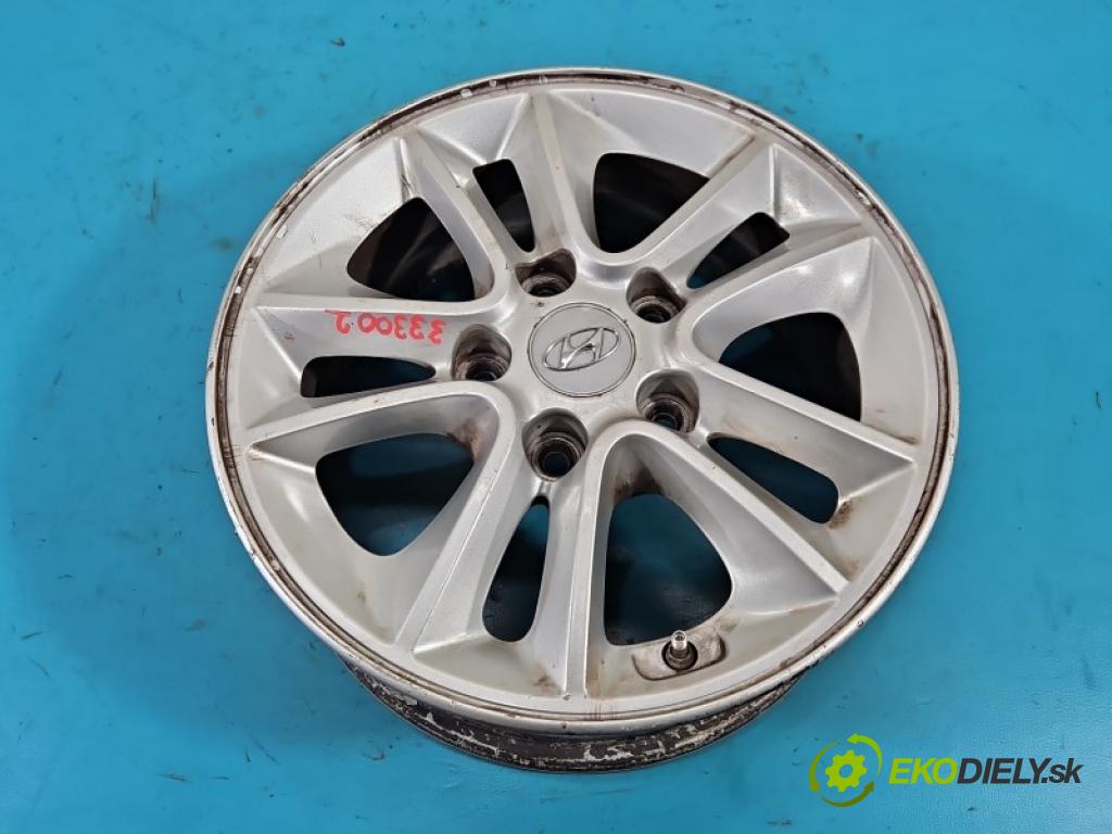 Hyundai I30 II 2012-2016 1.4 16V G4FA 99 hp manual 73 kW 1396 cm3 5- Felga hliník 15" komplet 52910-A6170