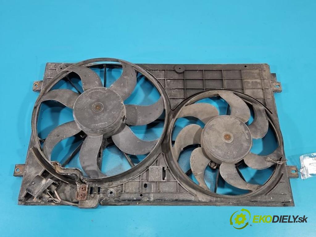 Skoda Octavia II 2004-2013 1.6 8V 102 hp manual 75 kW 1595 cm3 5- ventilátor chladič 1K0121207T