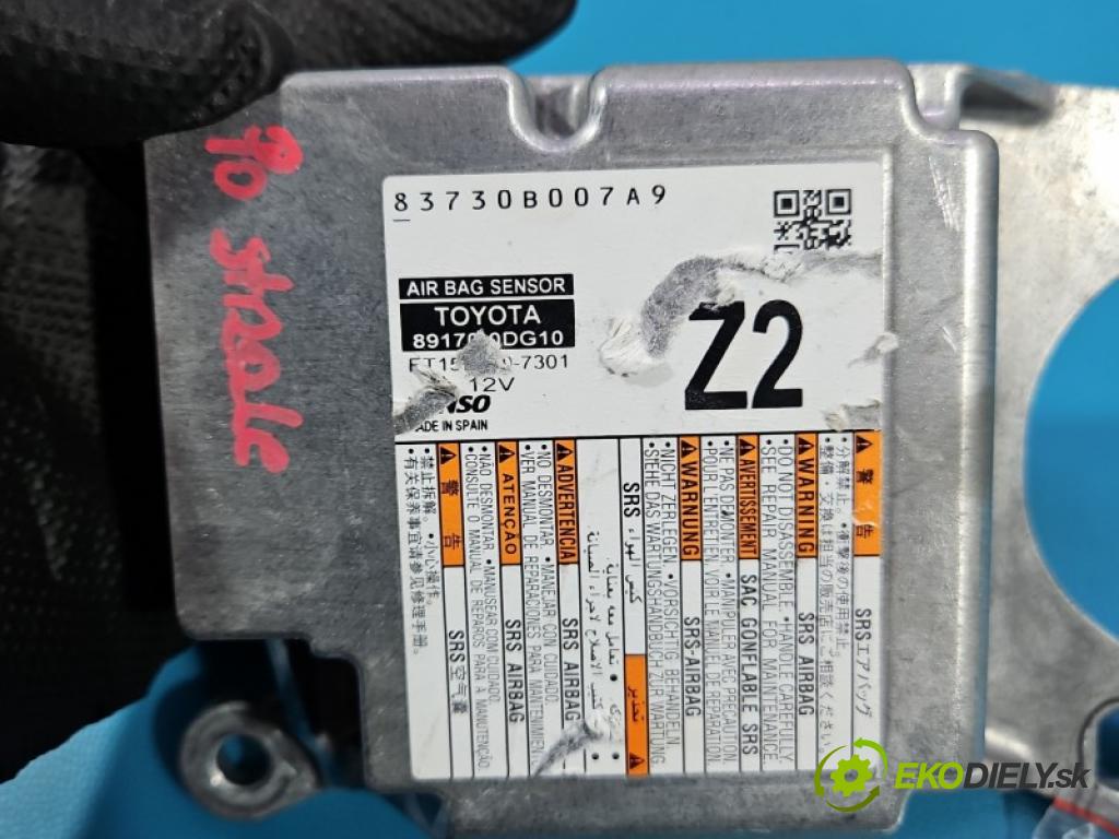Toyota Yaris IV 2020- 1.5 12V 125 hp manual 92 kW 1490 cm3 5- řídící jednotka polštáře: 89170-0DG10