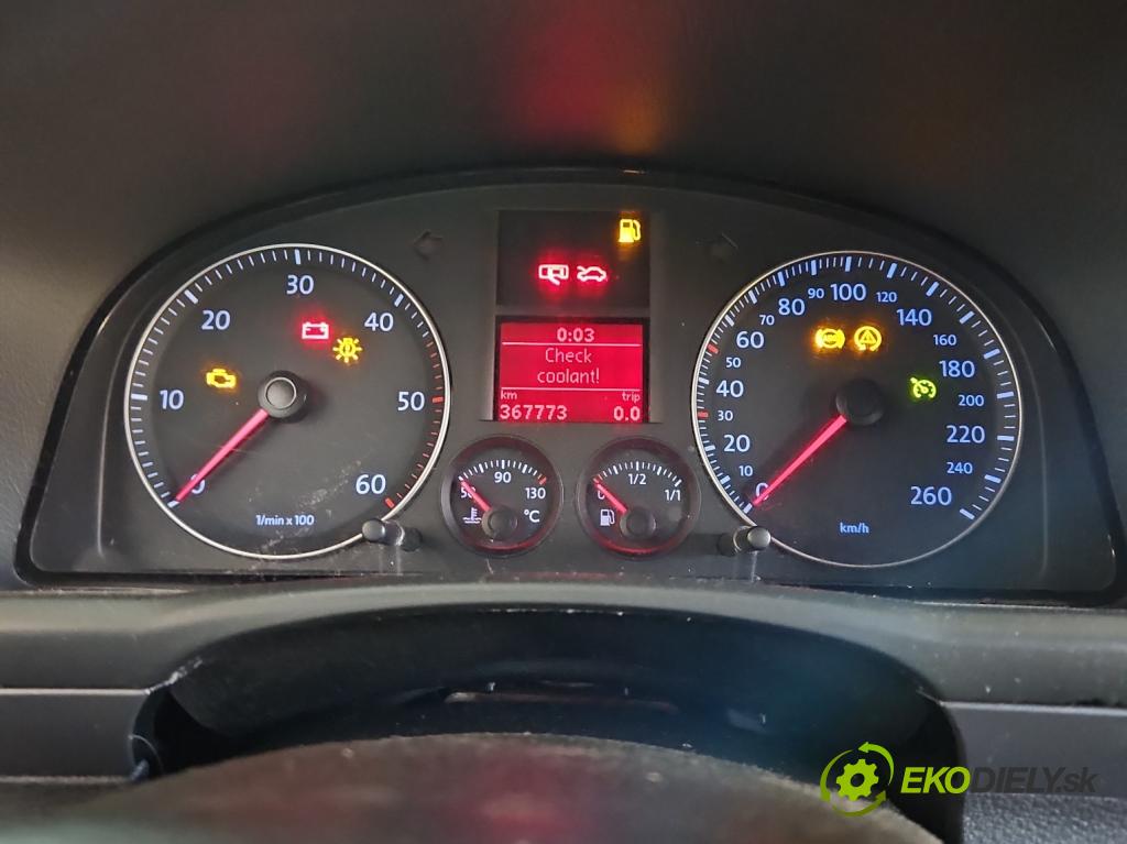 Vw Touran I 2003-2015 1.9 tdi 101 HP manual 74 kW 1896 cm3 5- prístrojovka/ budíky 110080217 (Prístrojová doska)