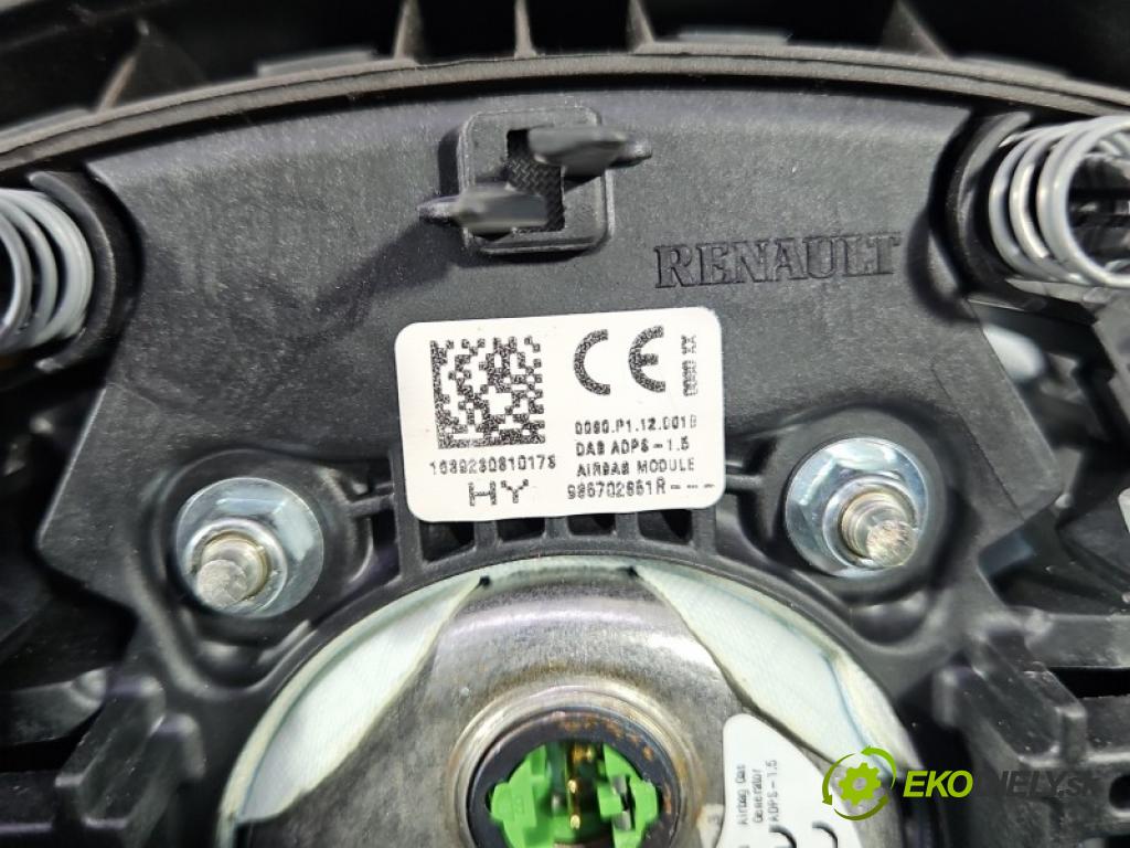 Renault Espace V 2014-2023 1.6 dci 160 HP automatic 118 kW 1598 cm3 5- airbag vzduch: Řidiči:  (Airbag)