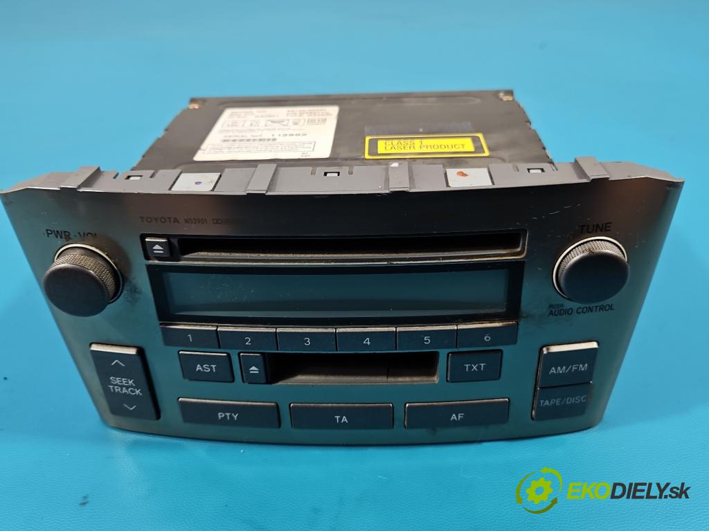 Toyota Avensis II T25 2003-2008 1.8 vvti 129 HP manual 95 kW 1794 cm3 5- Radio originál 86120-05080